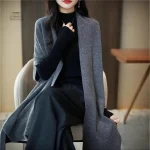 Veste Kimono Femme en Laine