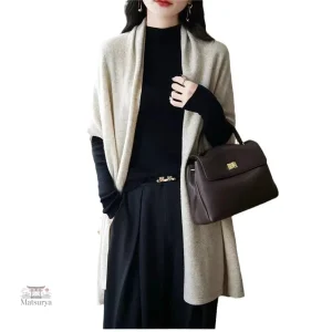 Veste Kimono douce en laine pour le confort