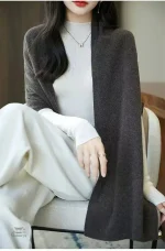 Veste kimono femme, parfaite pour l'hiver