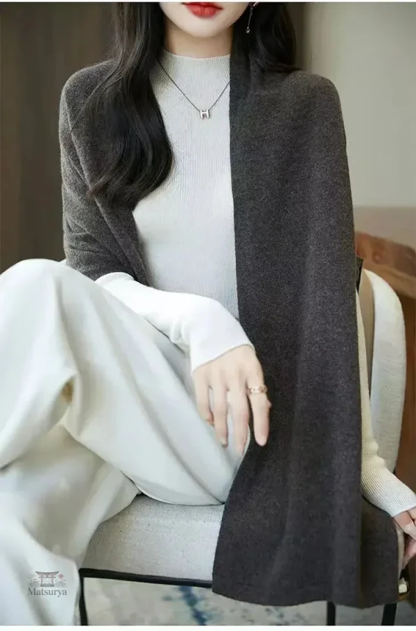 Veste kimono femme, parfaite pour l'hiver