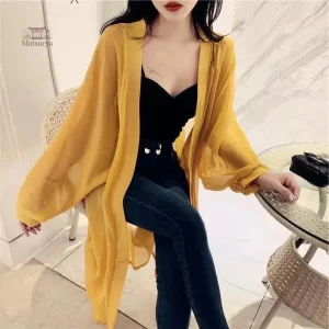 Veste Kimono Femme en Mousseline élégante et légère