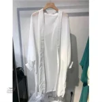Veste en mousseline pour femme, idéale pour le layering