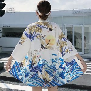Kimono féminin d'été à motifs colorés