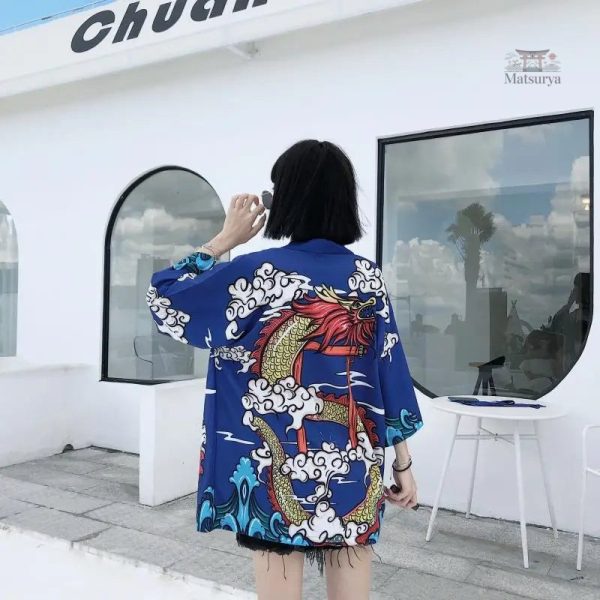 Veste kimono tendance pour femme