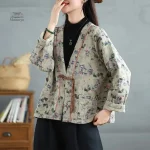 Veste Kimono Femme Rétro en style vintage élégant