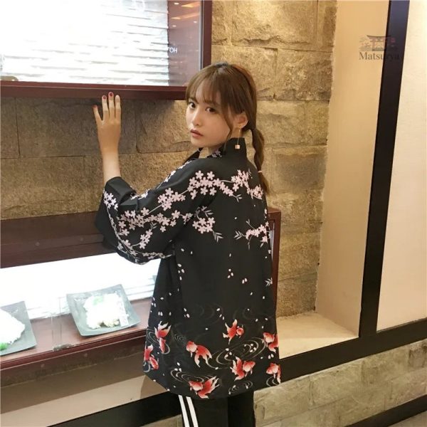 Veste kimono d'inspiration bohème
