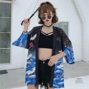 Veste Kimono Fluide Femme