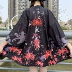 Veste kimono femme style haori, design unique