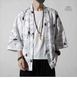 Veste kimono homme casual élégante et confortable