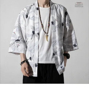 Veste kimono homme casual élégante et confortable