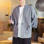 Kimono homme, veste courte tendance japonaise