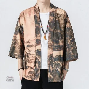 Veste kimono homme d'été légère et stylée