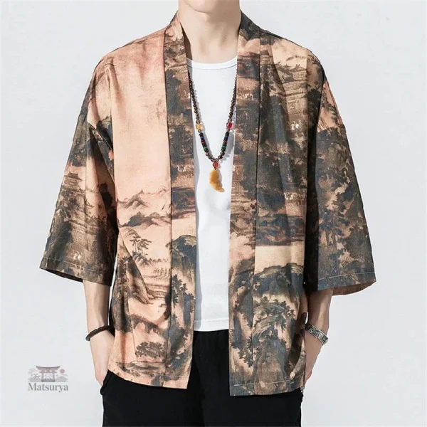 veste-kimono-homme-d-ete-1 Veste kimono homme d'été légère et stylée