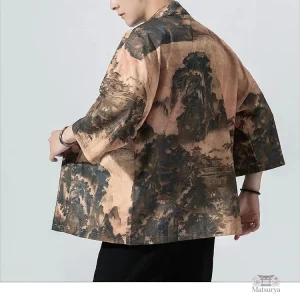 Kimono homme été, design moderne et confortable