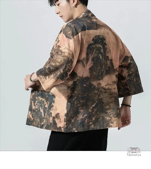 Kimono homme été, design moderne et confortable
