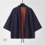 Veste kimono en denim pour un look casual
