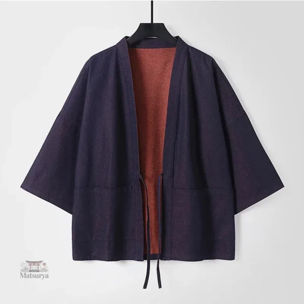 Veste kimono en denim pour un look casual