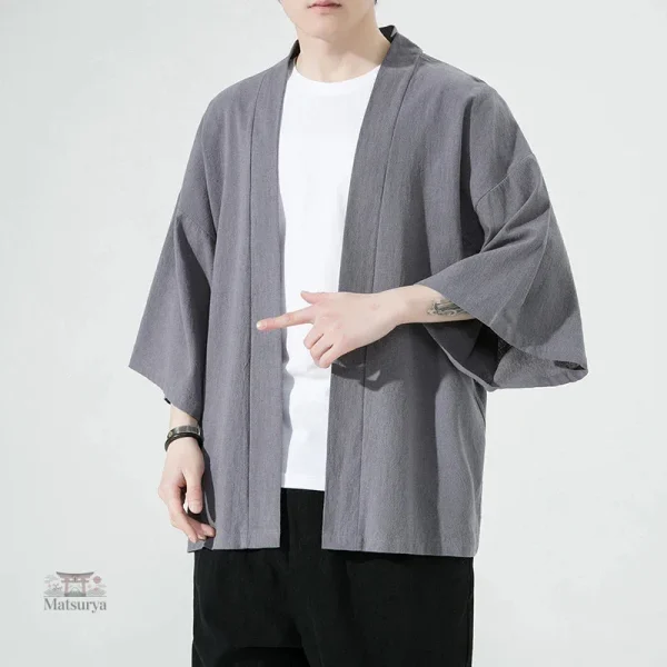 veste-kimono-homme-fluide-1 Veste Kimono Homme Fluide