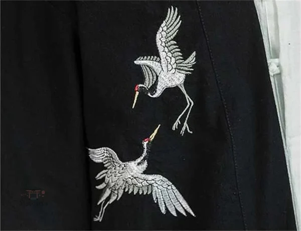 Veste en lin pour homme, style kimono, motifs élégants