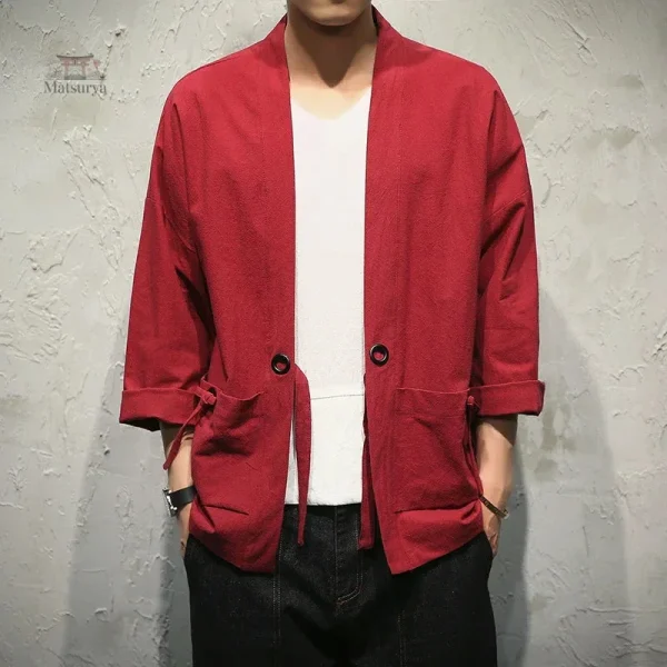 veste-kimono-homme-habillee-1 Veste kimono homme habillée élégante et moderne