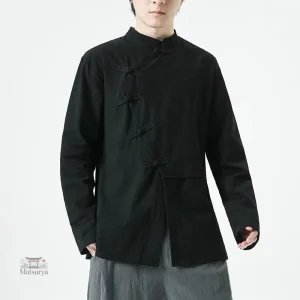 Veste Hanfu pour homme, design classique et raffiné
