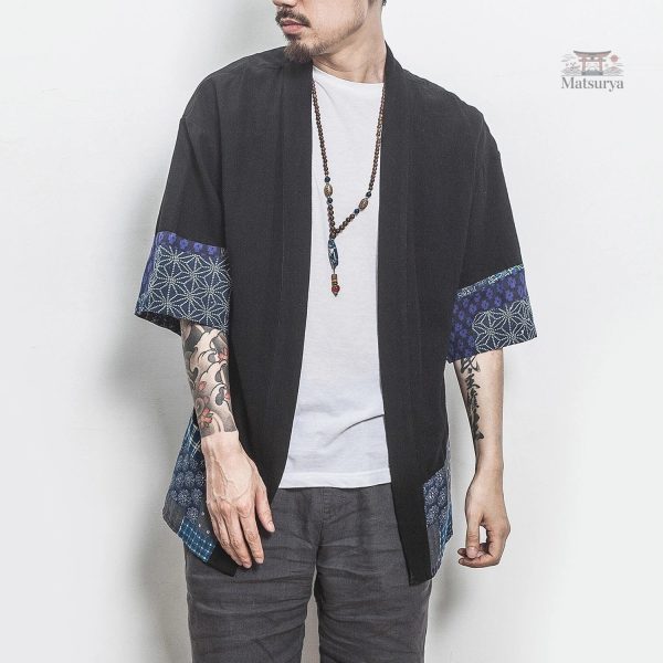 veste-kimono-homme-japonais-1 Veste Kimono Homme Japonais