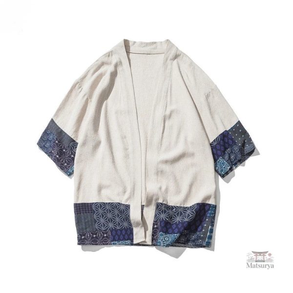 Veste kimono pour hommes, style asiatique moderne