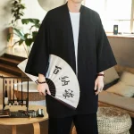 Veste kimono homme avec design traditionnel