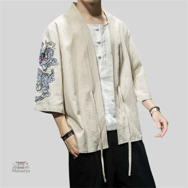 Veste Homme avec Détails Brodés