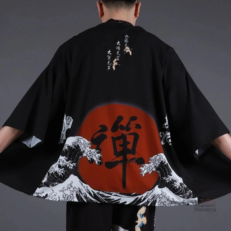 Veste Kimono Homme Nami en tissu léger et élégant