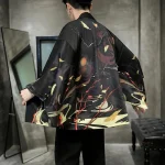 Veste kimono pour homme style décontracté