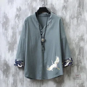 Kimono homme style original pour une allure décontractée