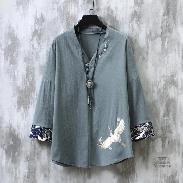 Kimono homme style original pour une allure décontractée