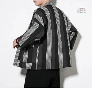 Veste légère pour homme en rayures
