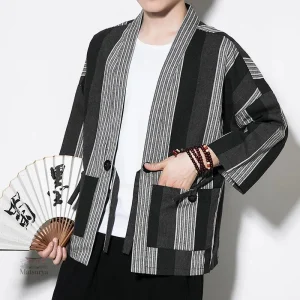 Veste kimono décontractée pour homme