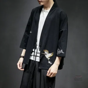 Veste Kimono Homme Vintage en style rétro