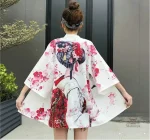 Veste Kimono Imprimé Japonais Femme
