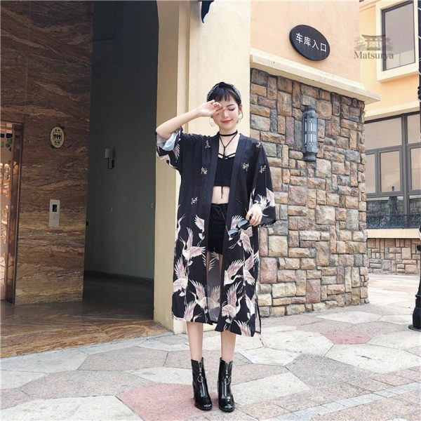 veste-kimono-long-femme-1 Veste kimono long femme élégante et confortable