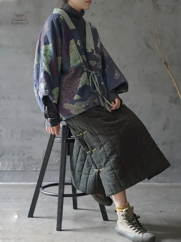 Veste matelassée pour un style kimono moderne