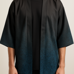 Veste Kimono Dégradée pour homme, style japonais