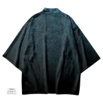 Vêtement japonais homme, kimono à motifs ondulés