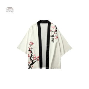 Veste Blanche Kimono pour femme élégante