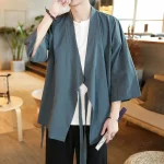 Veste kimono masculine idéale pour les journées chaudes