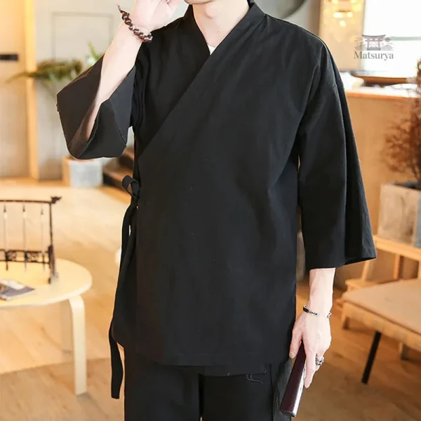 Veste kimono homme pour une allure casual chic