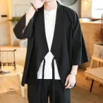 Kimono léger pour homme, parfait pour la mi-saison