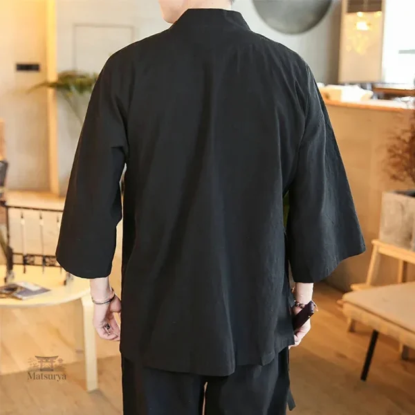 Veste homme style kimono, facile à porter au quotidien