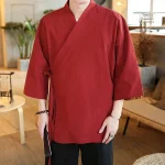 Veste kimono pour homme, élégance et confort réunis