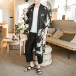 Veste kimono homme élégante pour un look décontracté