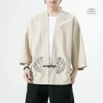 Kimono homme léger avec manches larges