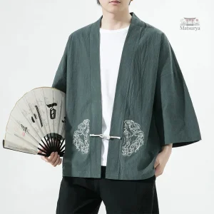 Veste style kimono pour un look moderne